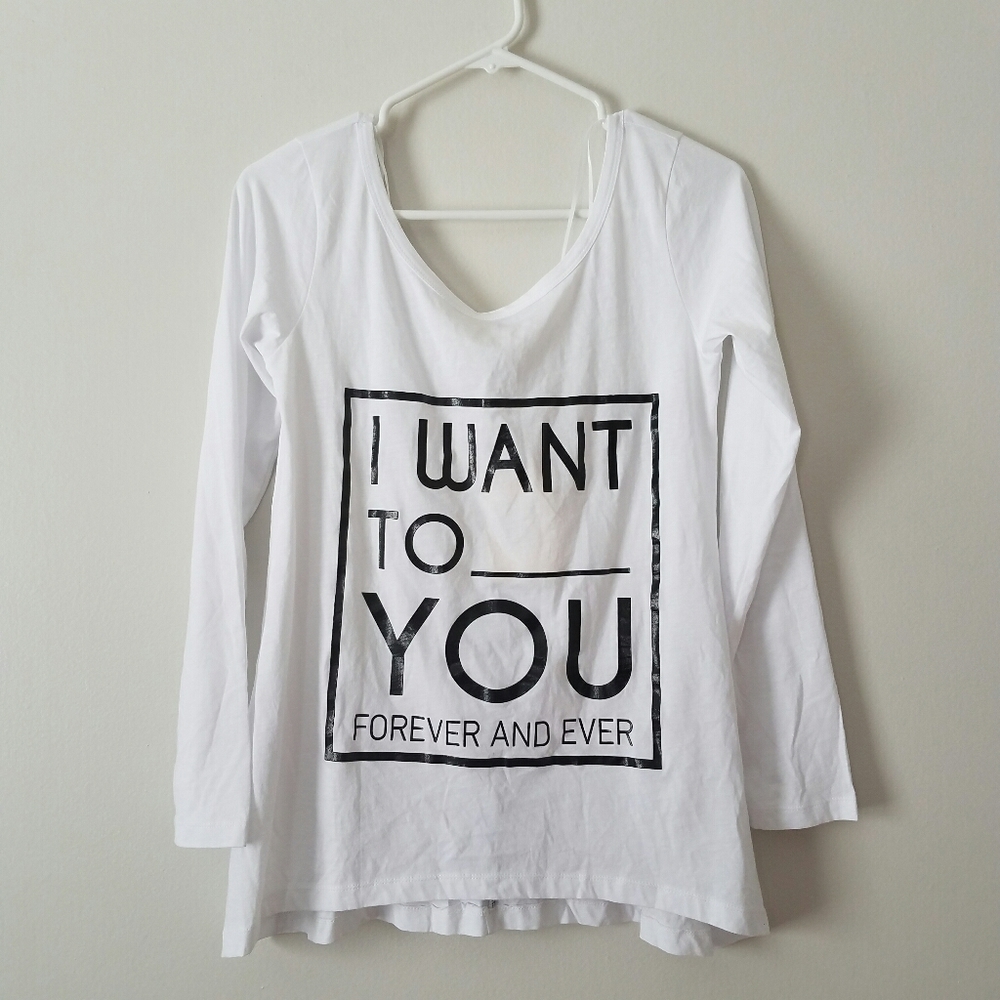 Lynne graphic I want to "blank" you. Size S